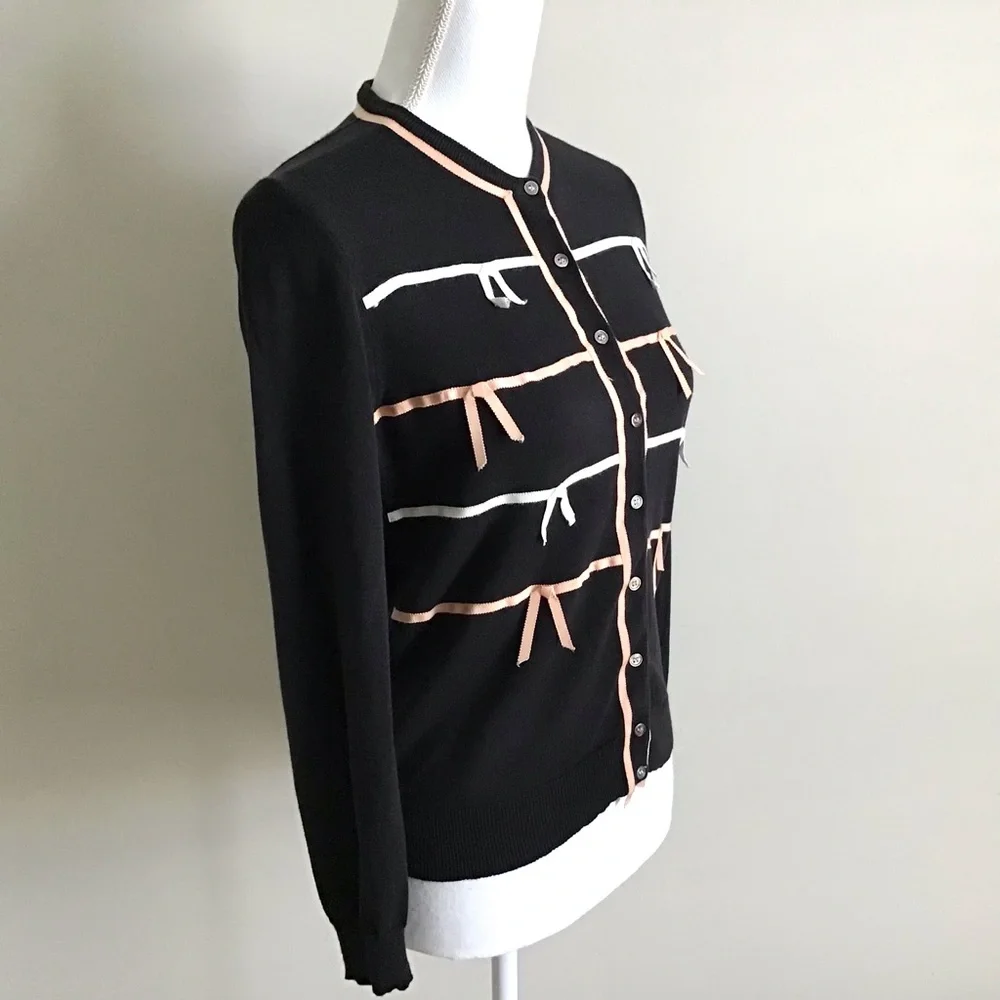 Rare Early 2000s Vintage Bow Cardigan ASO Rory Gilmore in Gilmore Girls - Picture 13 of 14